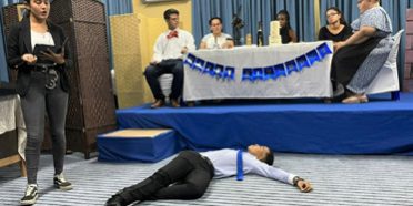 The Detective, staff, and the dead body